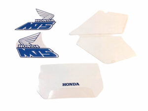 Stickerset Honda MT Wit Blauw 1990 1991 PB182 Honda M Onderdelen