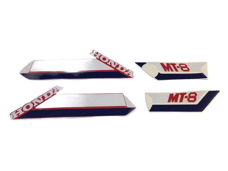 Stickerset Honda Mt Stuks Blauw Rood R Honda M Onderdelen Webshop